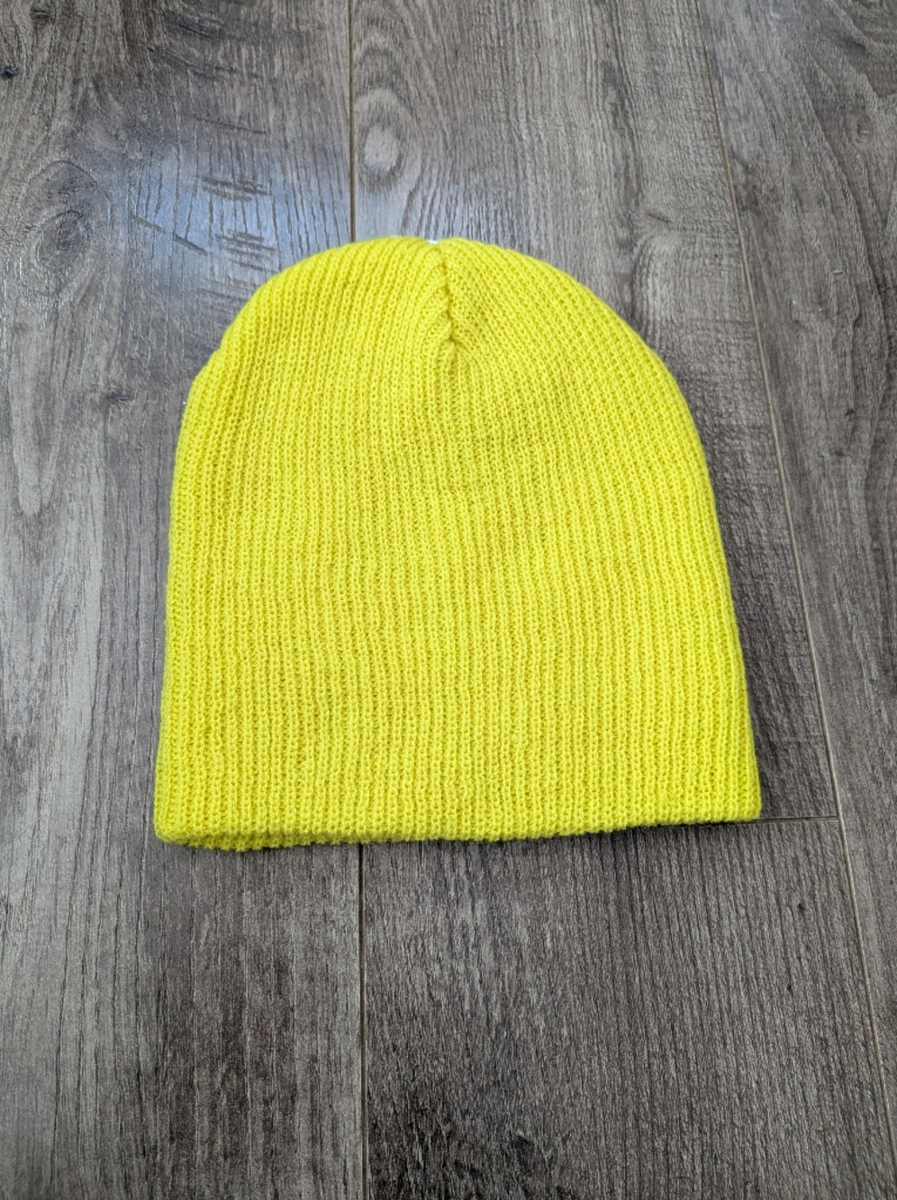 Neff Vibrant Yellow Ribbed Beanie - Picture 6 of 8